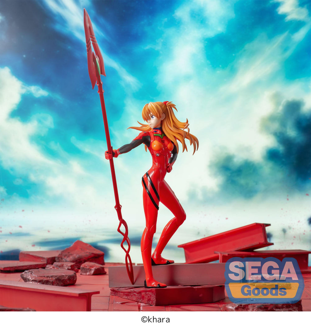 EVANGELION: 3.0+1.0 Thrice Upon a Time - Asuka Shikinami Langley x Spear of Cassius Luminasta - Prize Figure