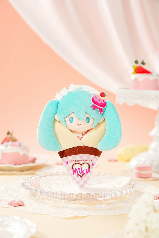 Character Vocal Series 01: Hatsune Miku Crêpe Mascot Keychain Plush - B