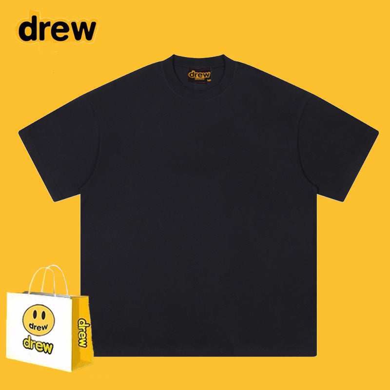 Drew T-shirts Short-Sleeved Clothes Smiley Face Short Sleeve round Neck