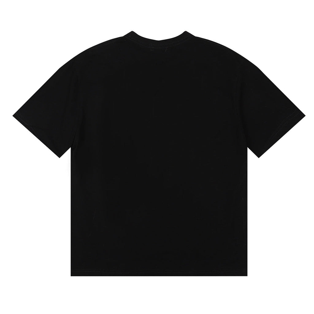Rhude T-shirts Sturgeon Caviar Printed Cotton Short Sleeves Men and Women