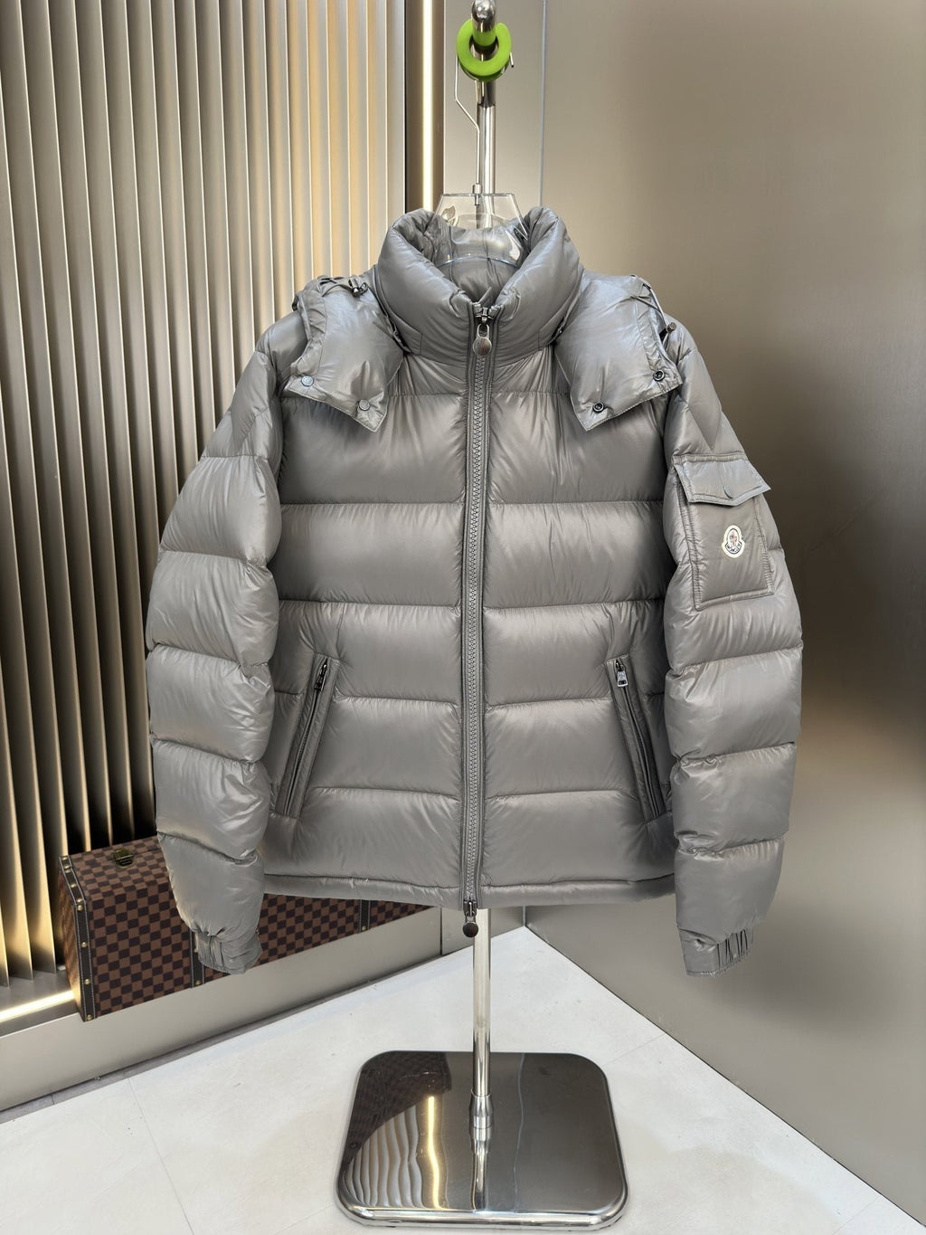 Moncler Maya Hooded Puffer Coat — hero